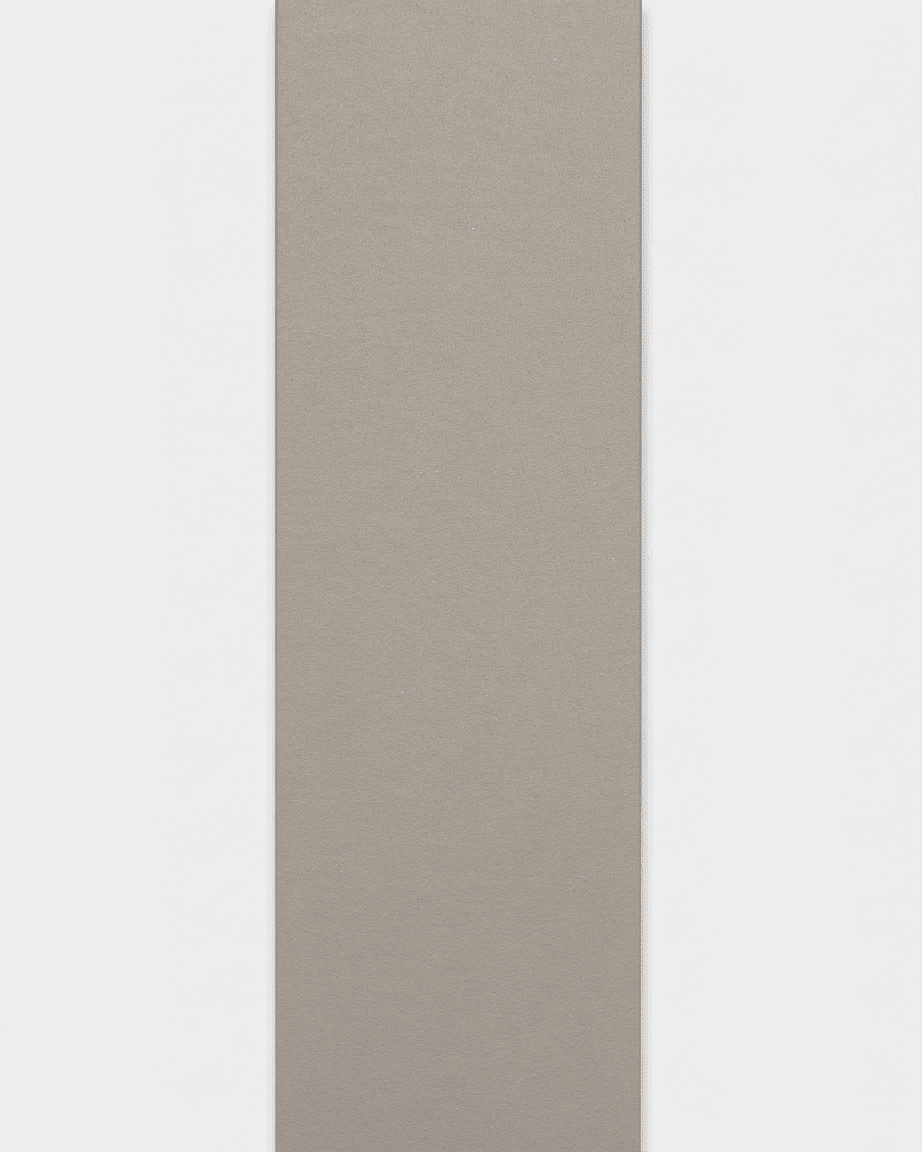 Akupanel Lamella by WoodUpp in Dark Cashmere, 240 cm, shown vertically on a white background; features a minimalist Nordic acoustic slat design.