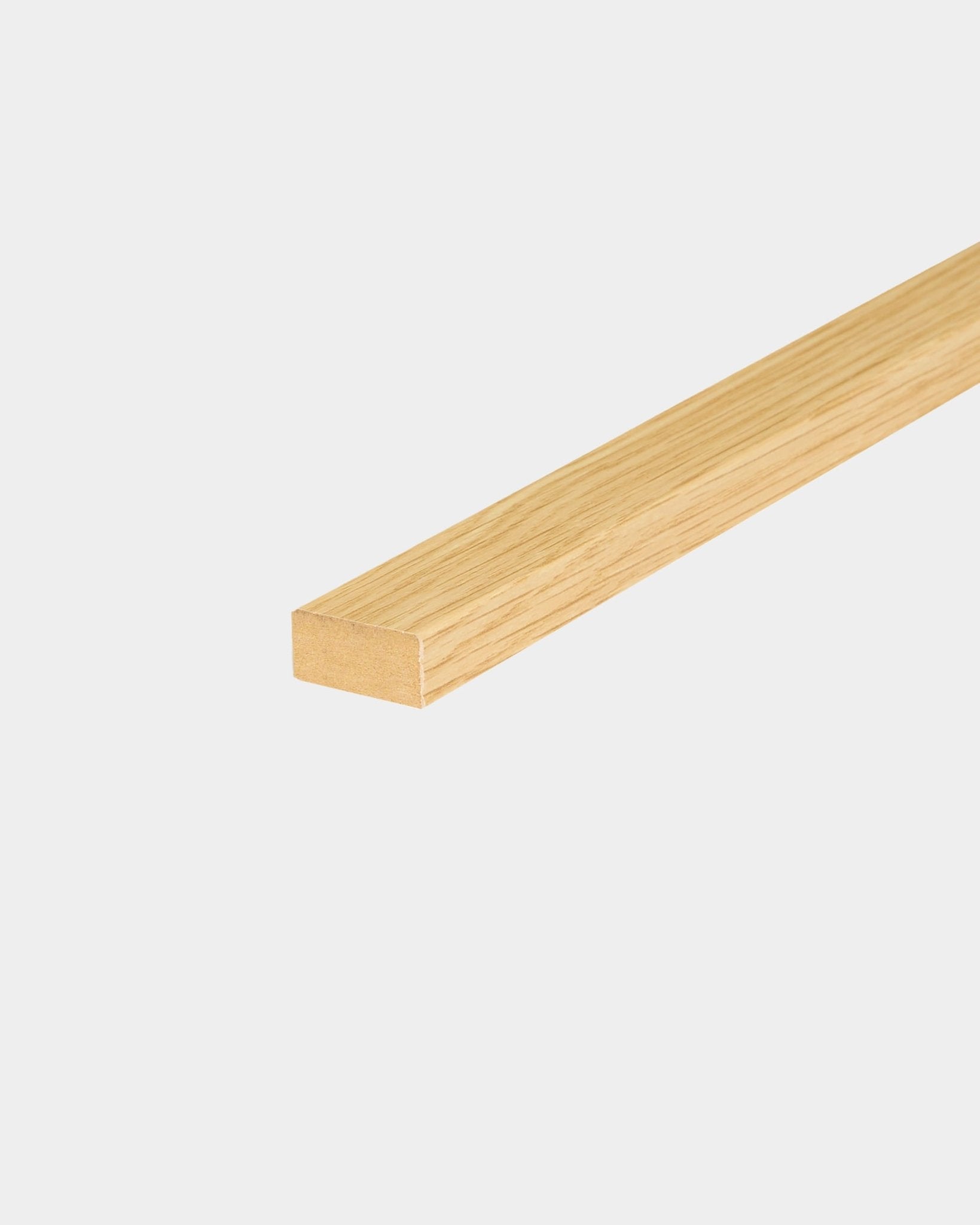 WoodUpp Akupanel Lamella in Southern Oak (240 cm) with wood-like finish, displayed vertically against a plain white background.
