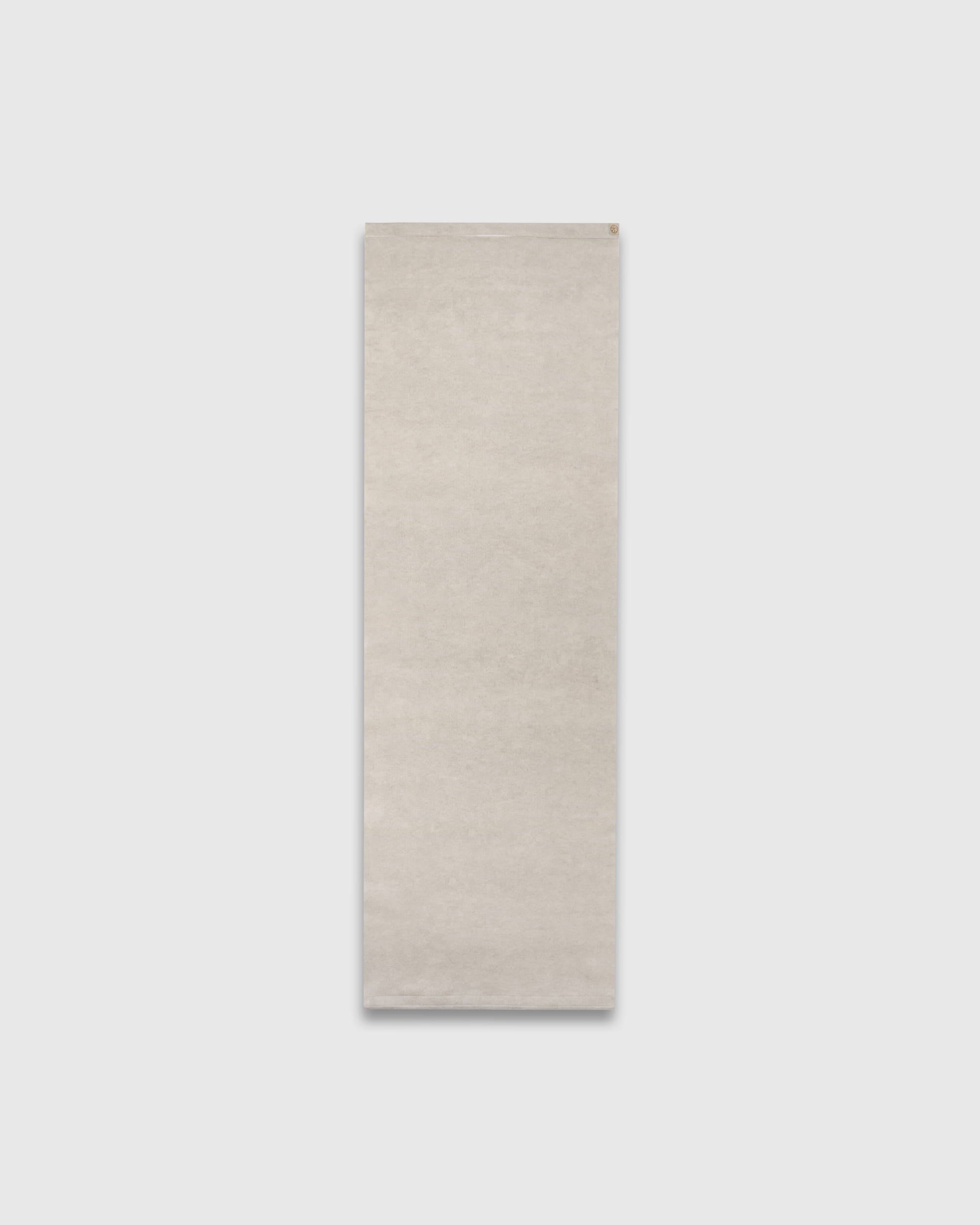 WoodUpp Vigg Felt Sheet (58 x 176 cm, Light Beige) centered on a light gray background, highlighting its textured, minimalist Nordic acoustic material.